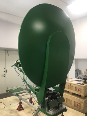 Октябрь 2019 - изготовление антенны SNG 1.8 м C-диапазона